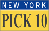 New York(NY) Pick 10 Number Association